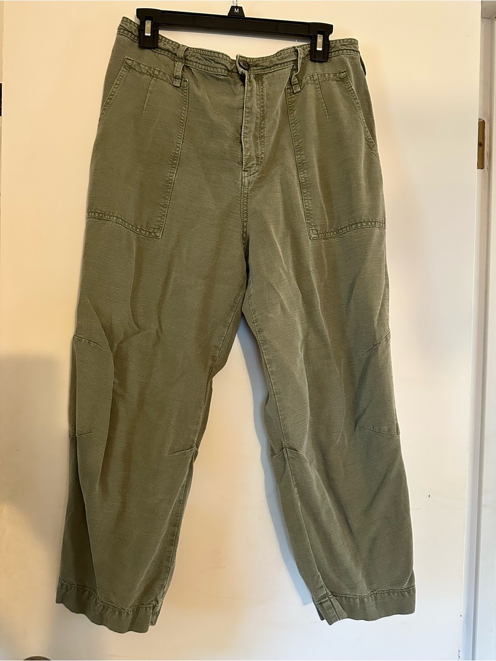 Anthropologie Olive Green Cargo Pants